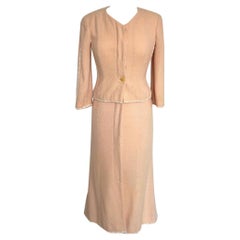 Traje Chanel S/S 1999 Falda Midi