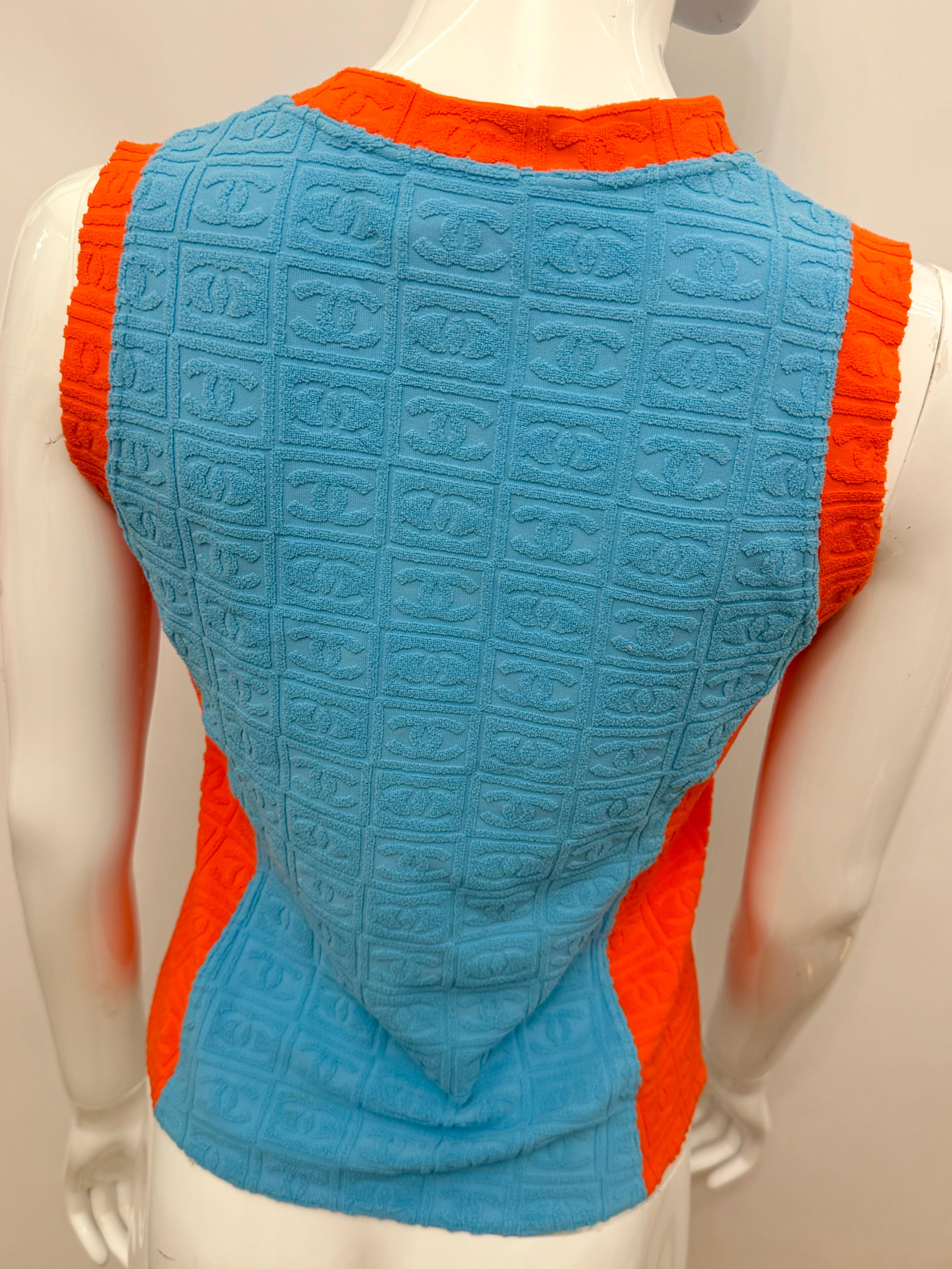 Canotta logomania Chanel P/E 2002 di Karl Lagerfeld in vendita 5