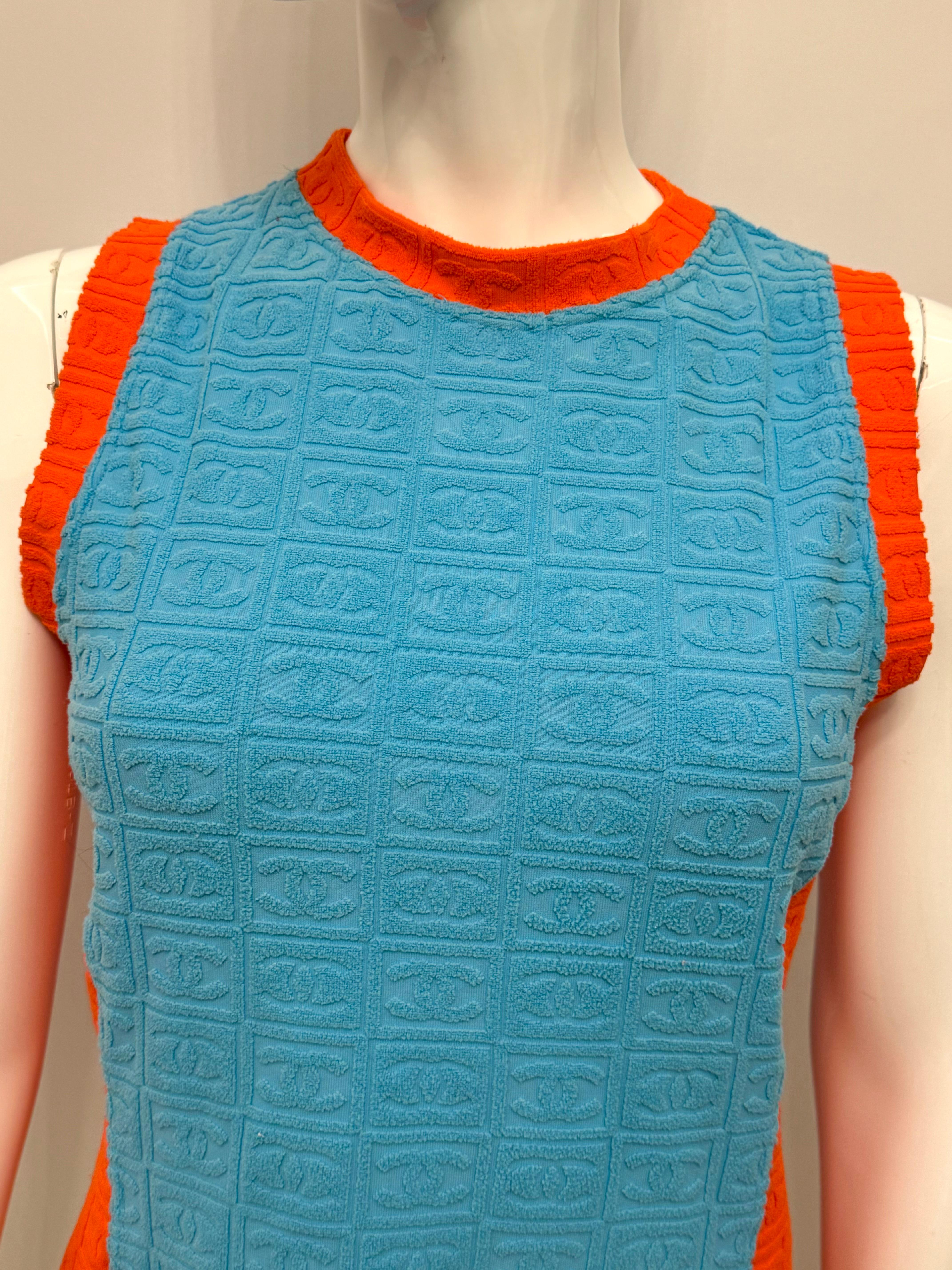 Canotta logomania Chanel P/E 2002 di Karl Lagerfeld in vendita 2