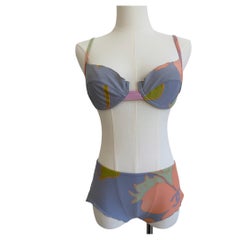 Chanel S/S 2003 Abstract Pop-Art Boyshort Bikini Set