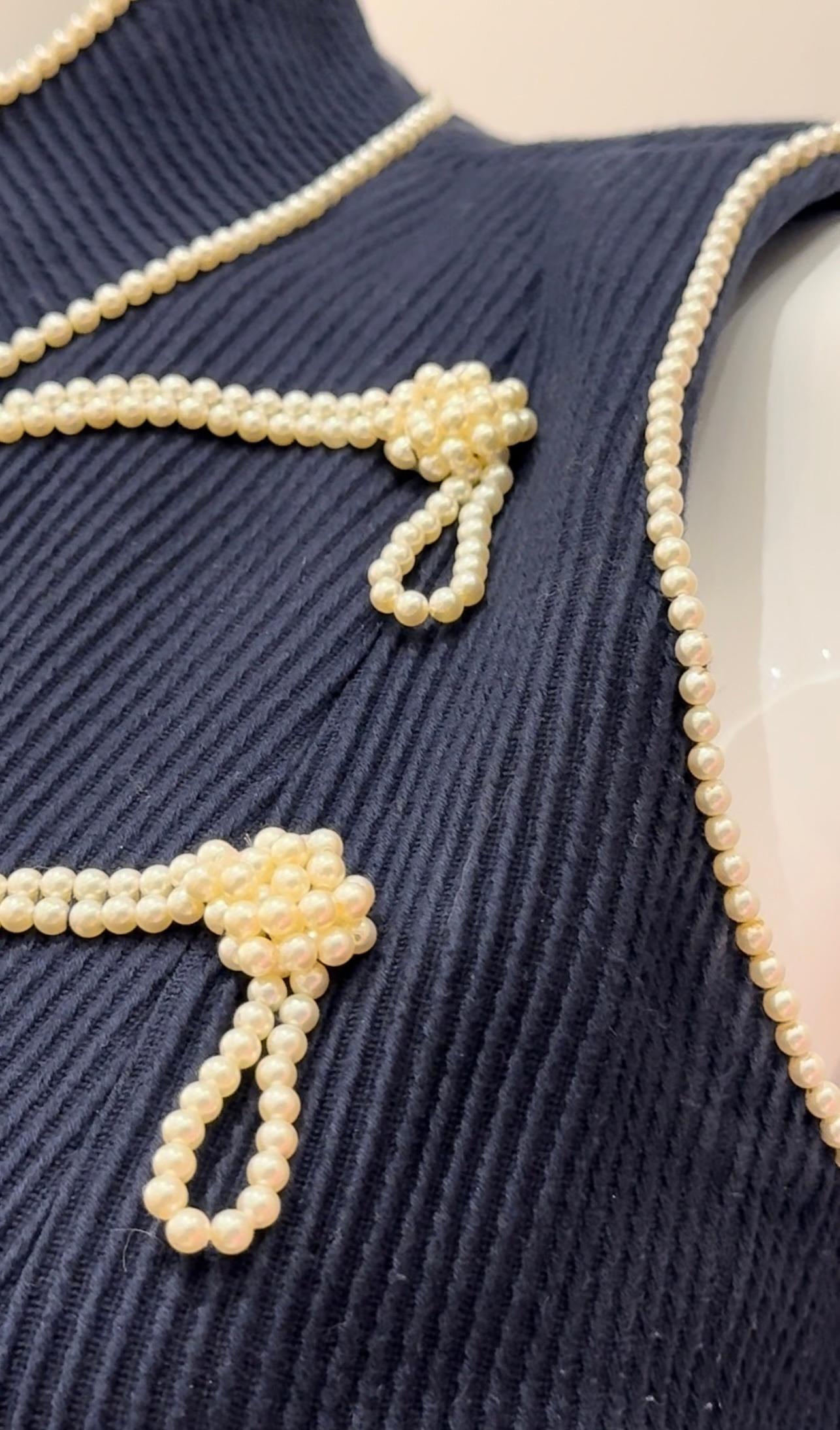 Chanel S/S 2009 Kleid mit Perlenverzierung im Angebot 7