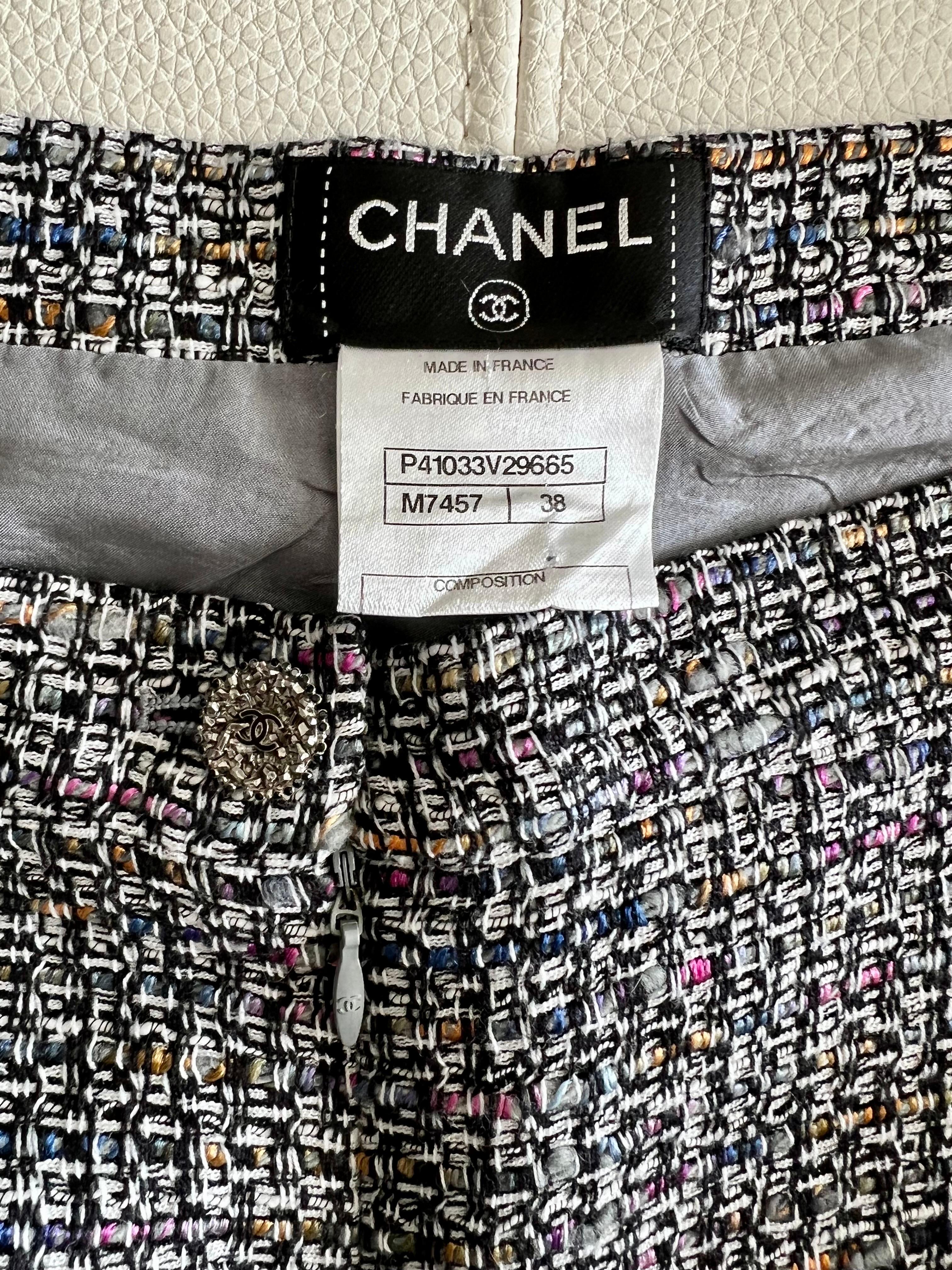 Chanel S/S 2011 Runway CC Logo Crystal Embellished Mini Shorts  For Sale 7