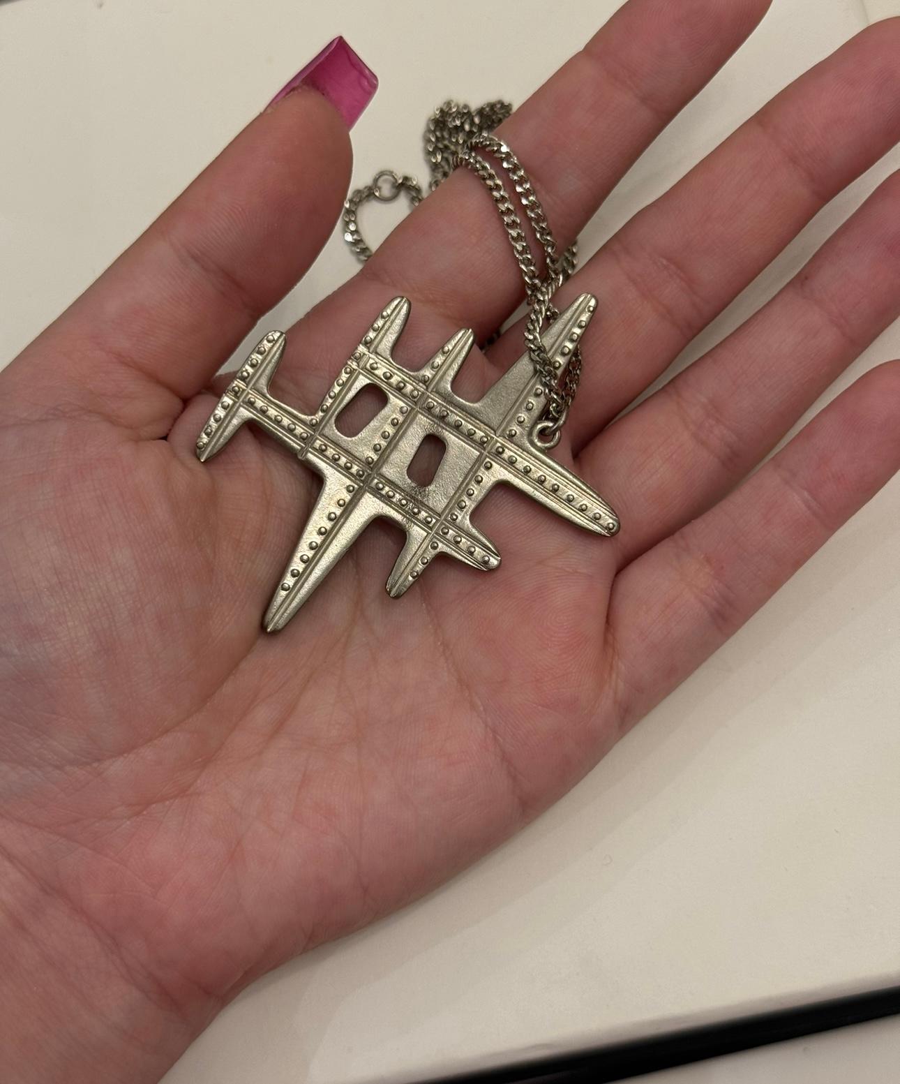 Chanel S/S 2016 Collection Collectional défilé avions collier en vente 3