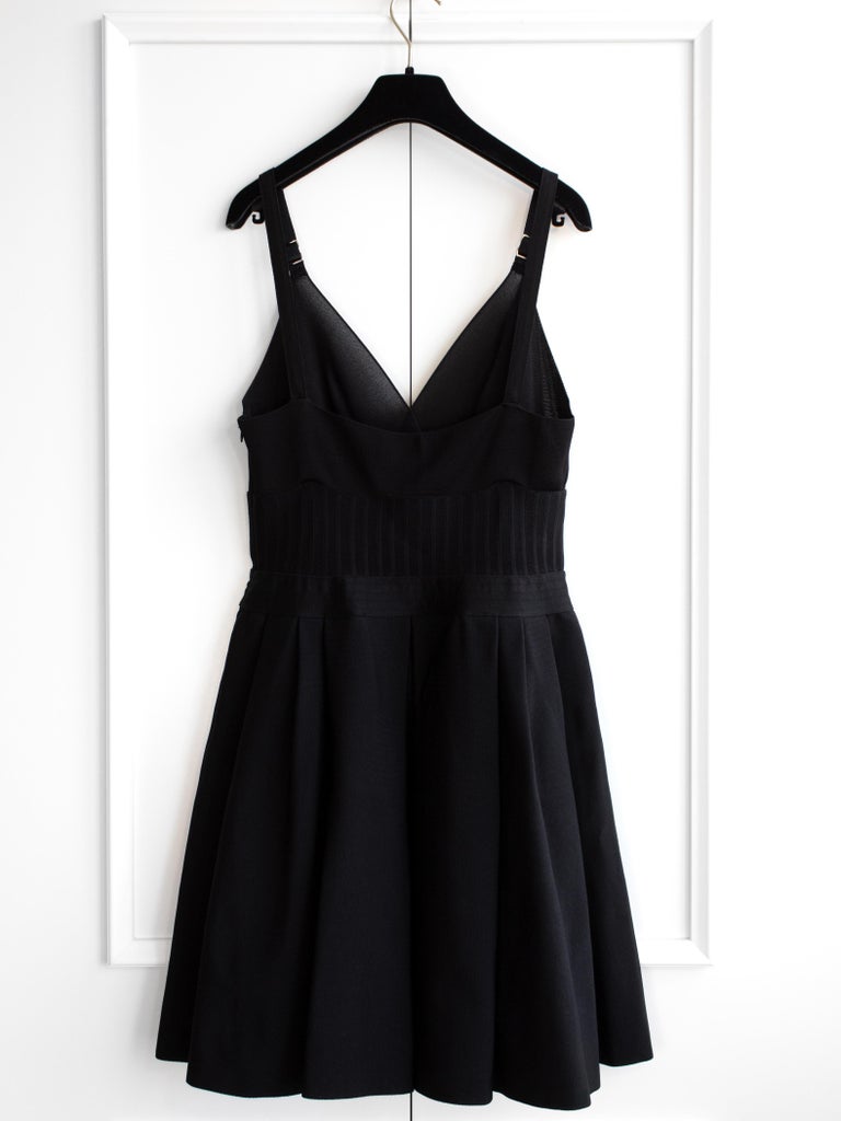 Chanel S/S 2020 Black CC Crystal Logo 20P 20S Mini LBD Dress at 1stDibs |  coco chanel.little black dress, chanel black dresses