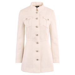 Chanel S.S. 2023 Giacca in tweed bianco