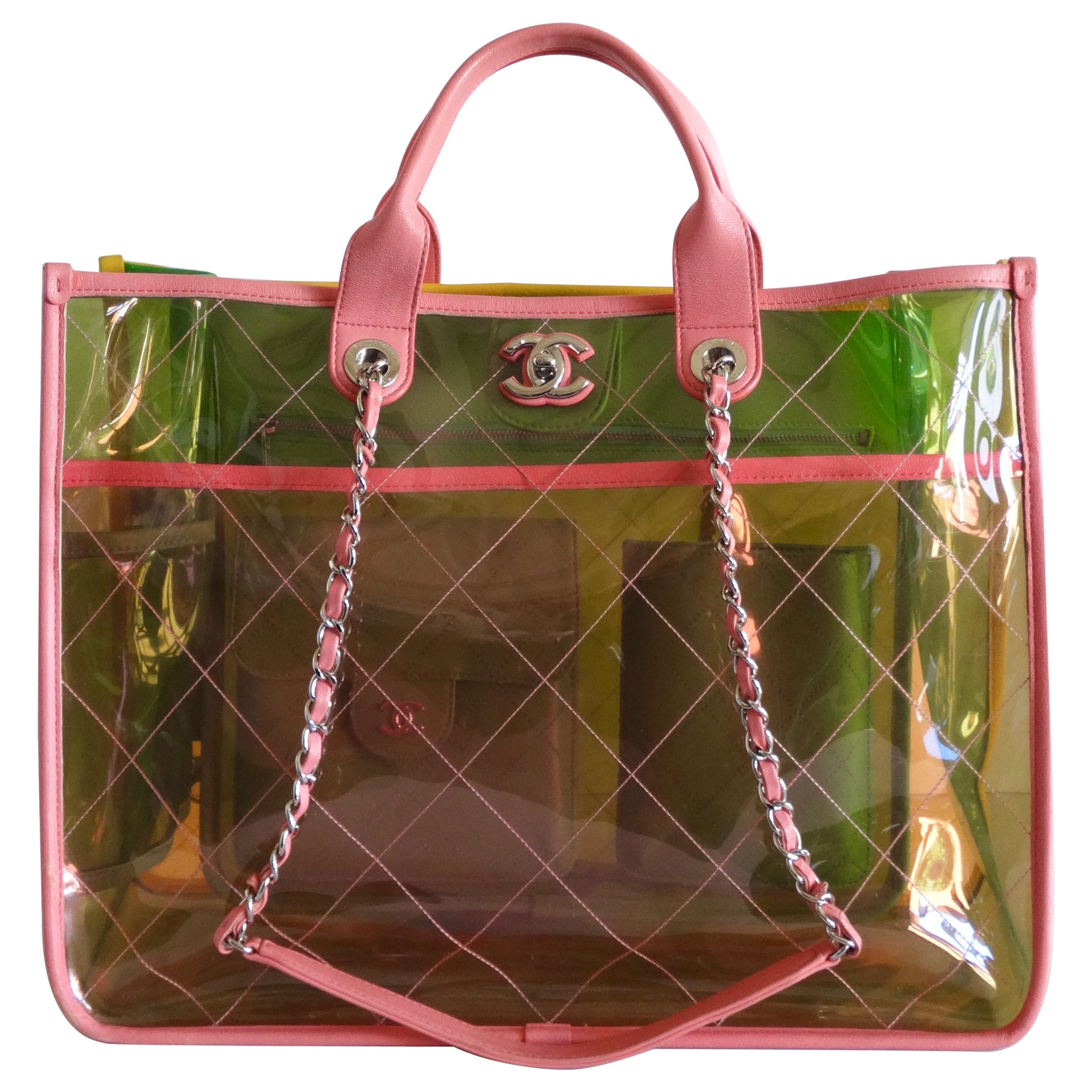 Chanel Multicolor Quilted PVC and Leather Medium Coco Splash Shopping Tote  Chanel | The Luxury Closet