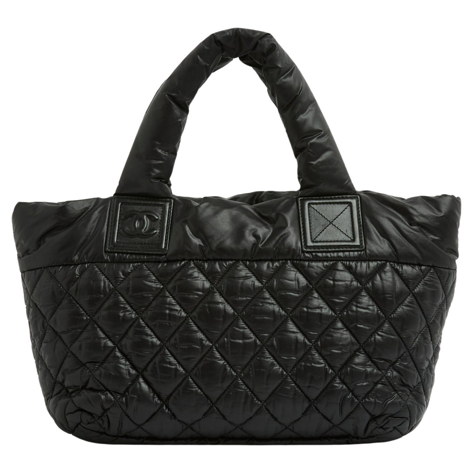 Chanel Sac Cocoon Nylon Black PM Bag For Sale