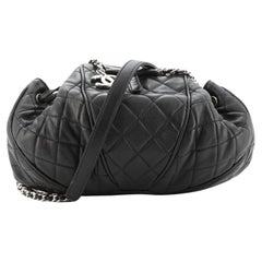 Chanel Sac Cordon Shoulder Bag Quilted Lambskin Medium