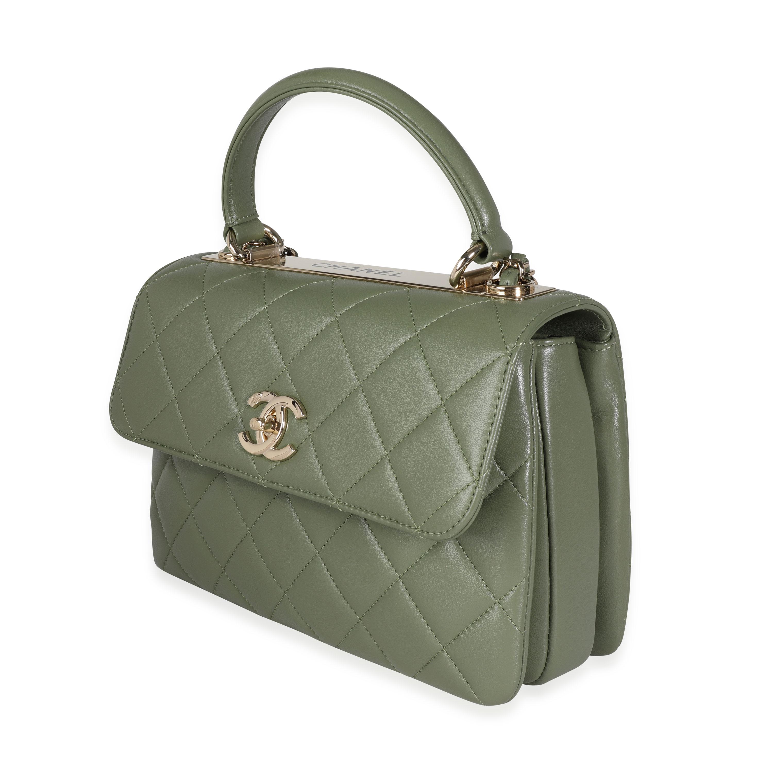 chanel sage green bag
