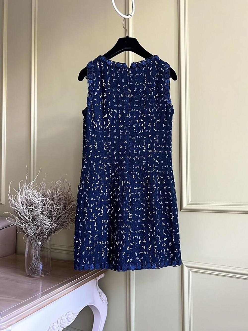 Chanel Saint-Tropez Ad Campaign Tweed Dress 34 FR 5