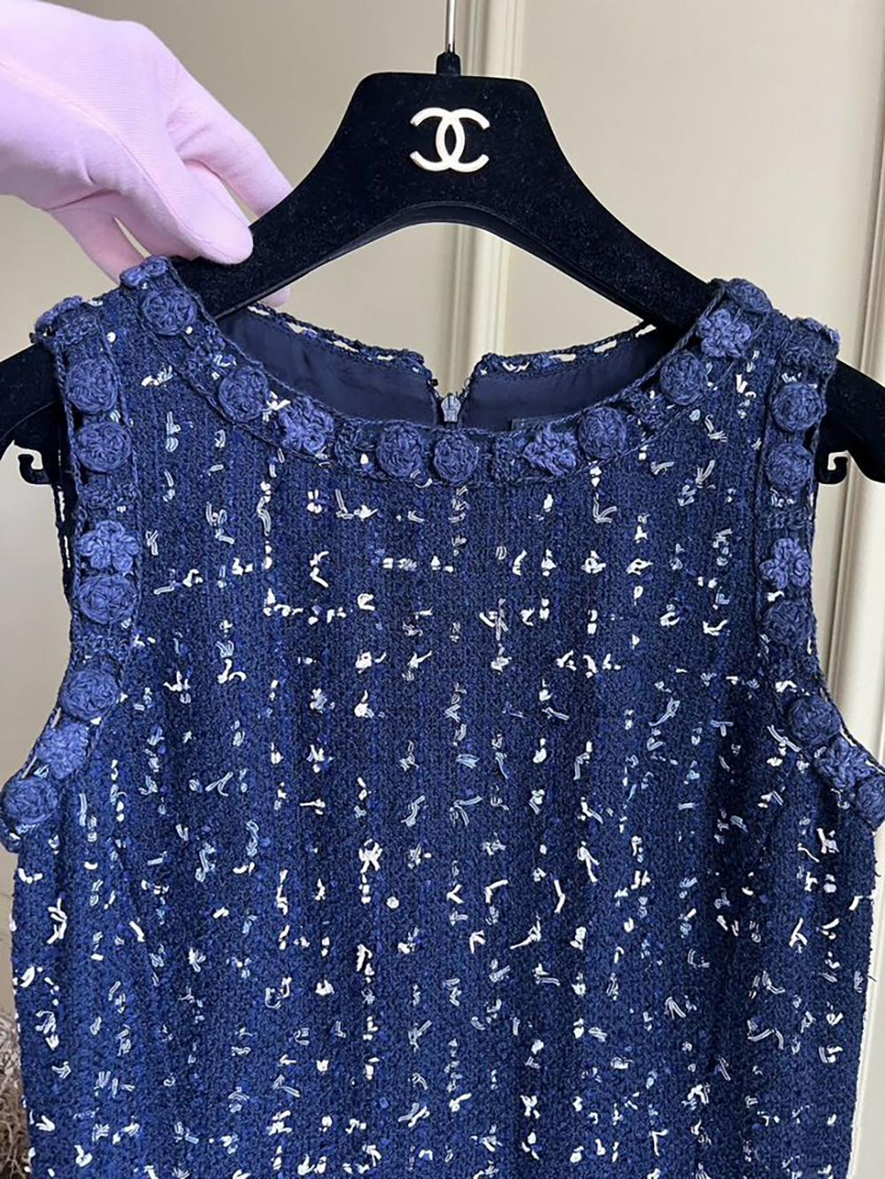 Chanel Saint-Tropez Ad Campaign Tweed Dress 34 FR 3