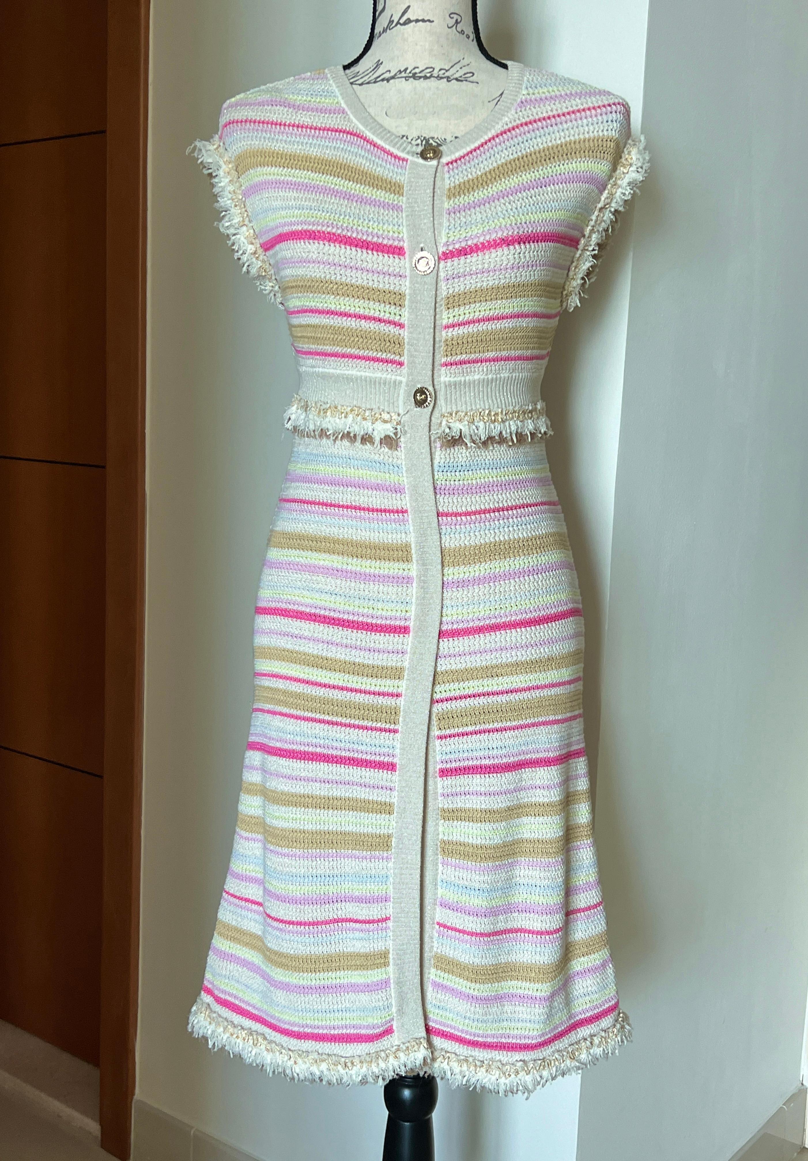 Chanel Saint Tropez Cruise Collection Runway Tunic Dress For Sale 4