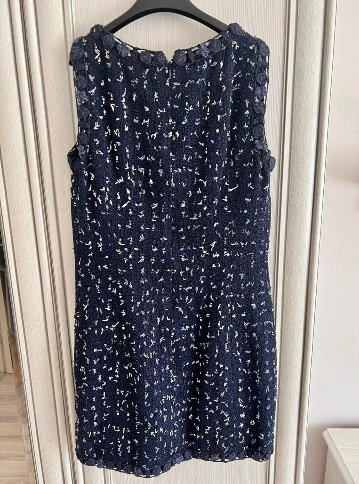 Chanel Saint-Tropez Cruise Collection Tweed Dress For Sale 7