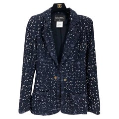 Chanel Saint-Tropez Cruise Collection Tweed Jacket 36 FR