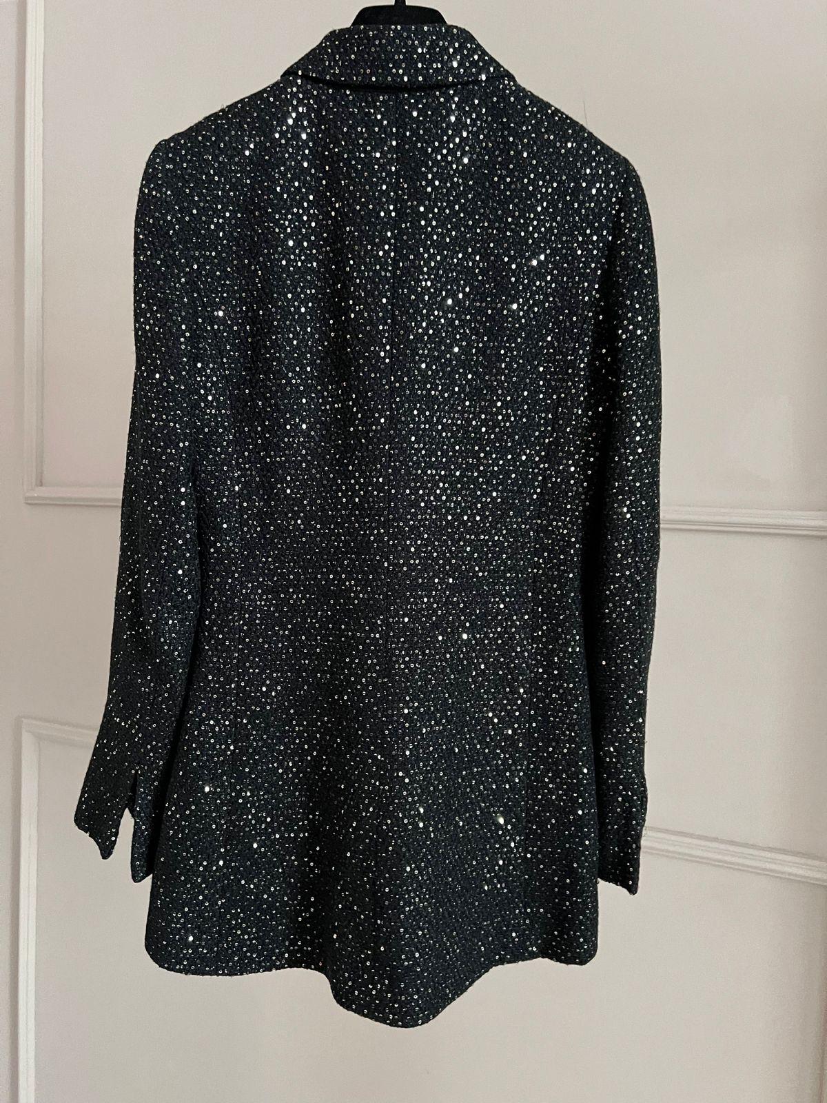 Chanel Saint Tropez Cruise Sequins Black Tweed Jacket 6