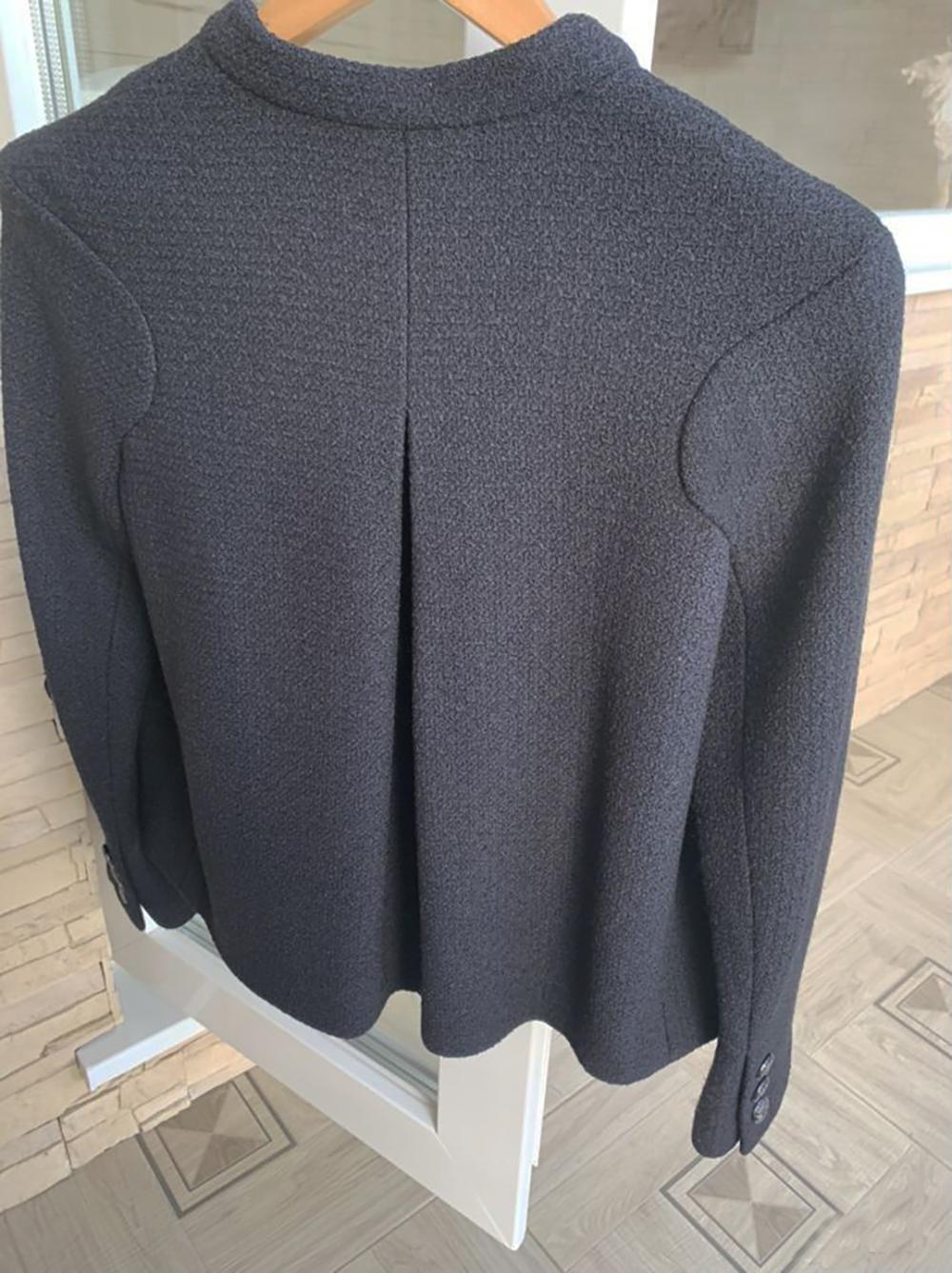 Chanel Salzburg CC Buttons Black Tweed Jacket 4