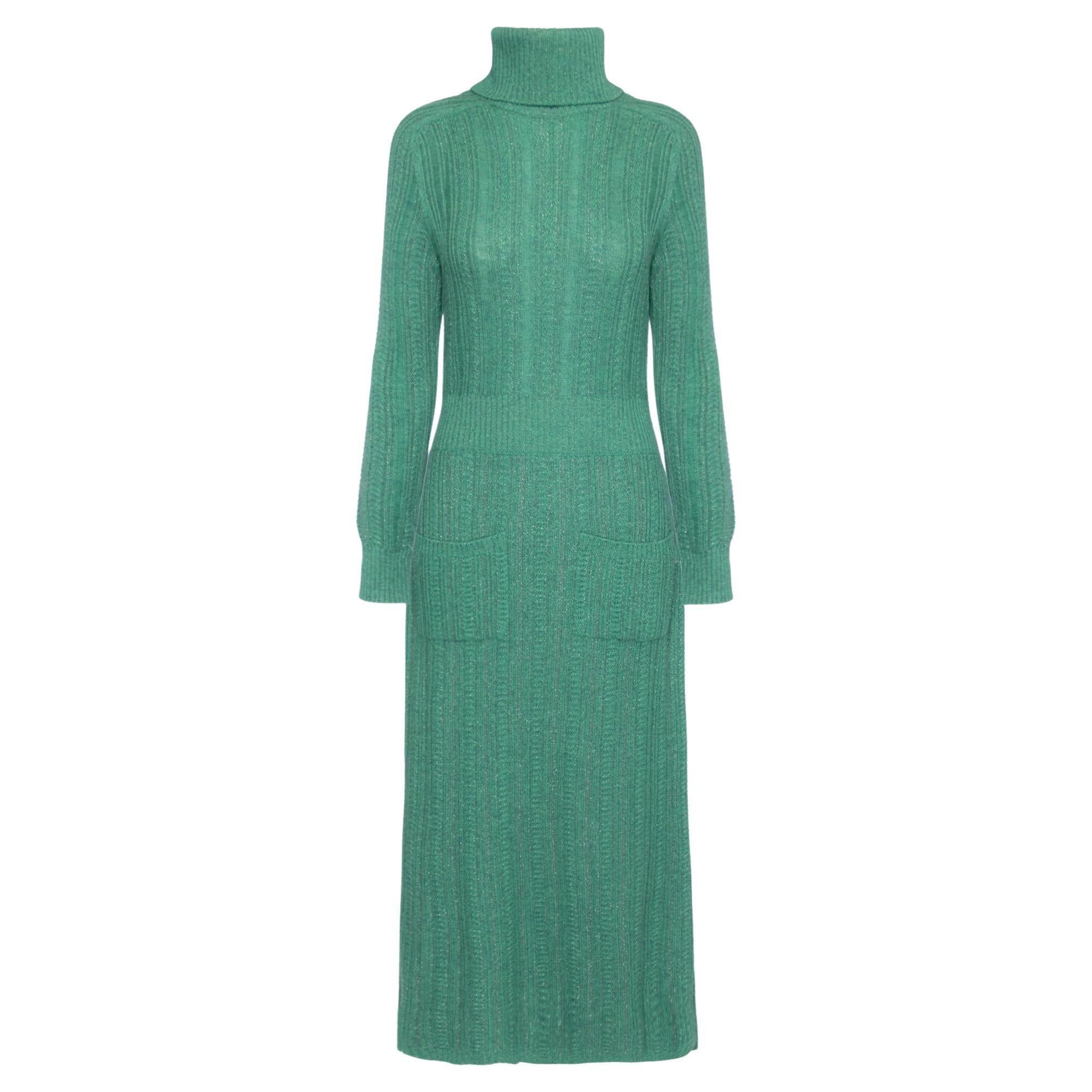 Chanel Salzburg Collection Emerald Green Dress