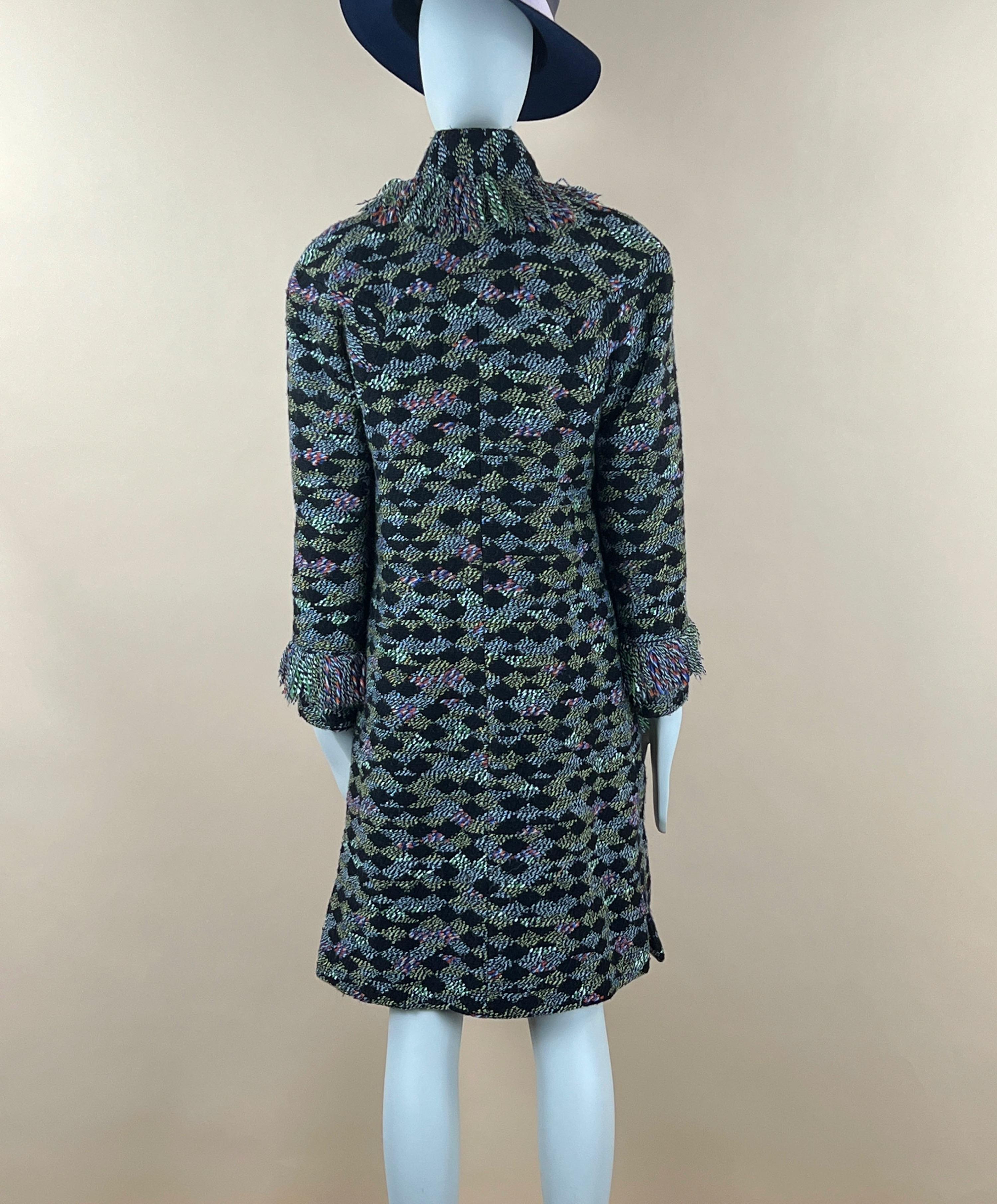 Chanel Salzburg Collection Multicoloured Tweed Coat 7