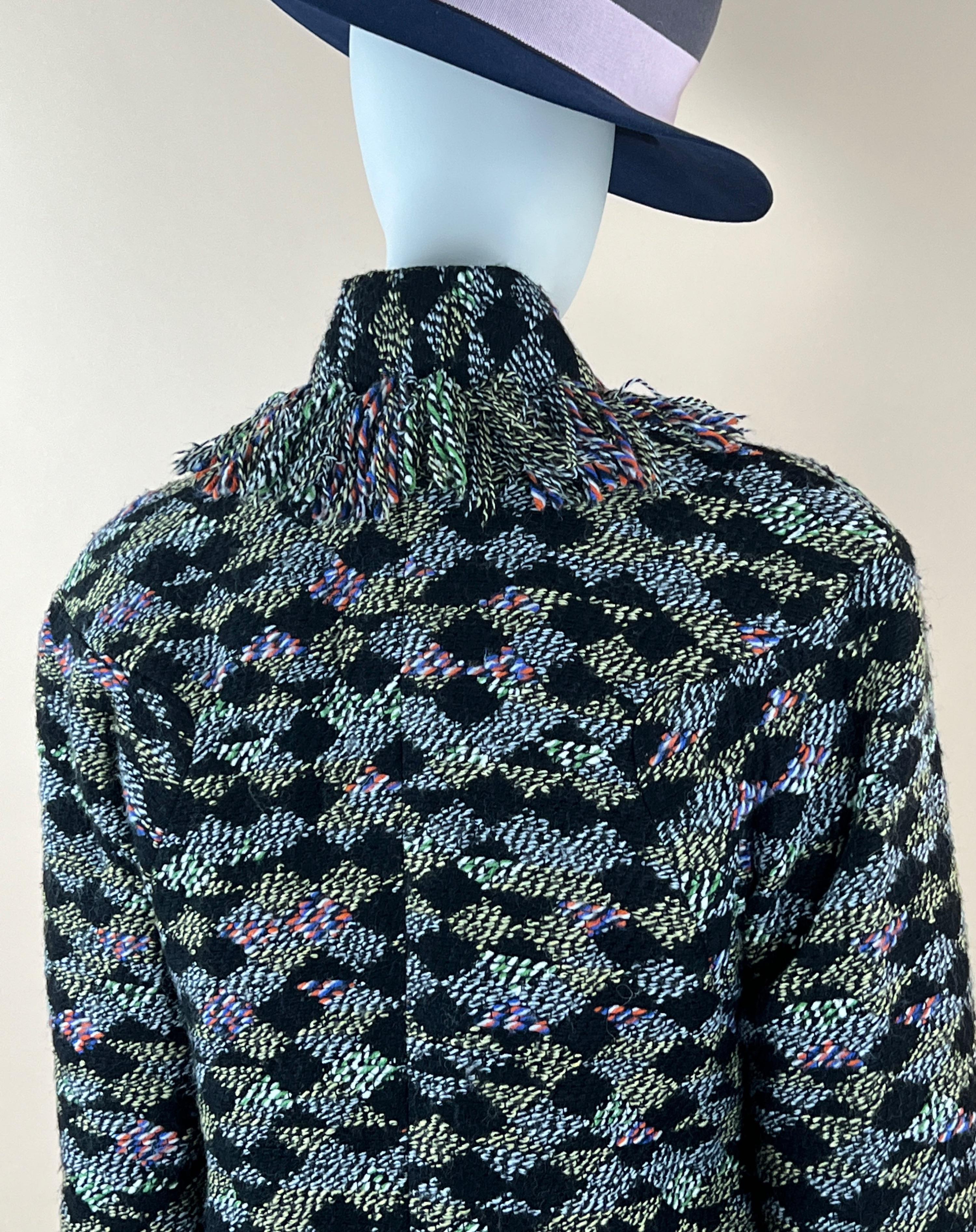Chanel Salzburg Collection Multicoloured Tweed Coat 8
