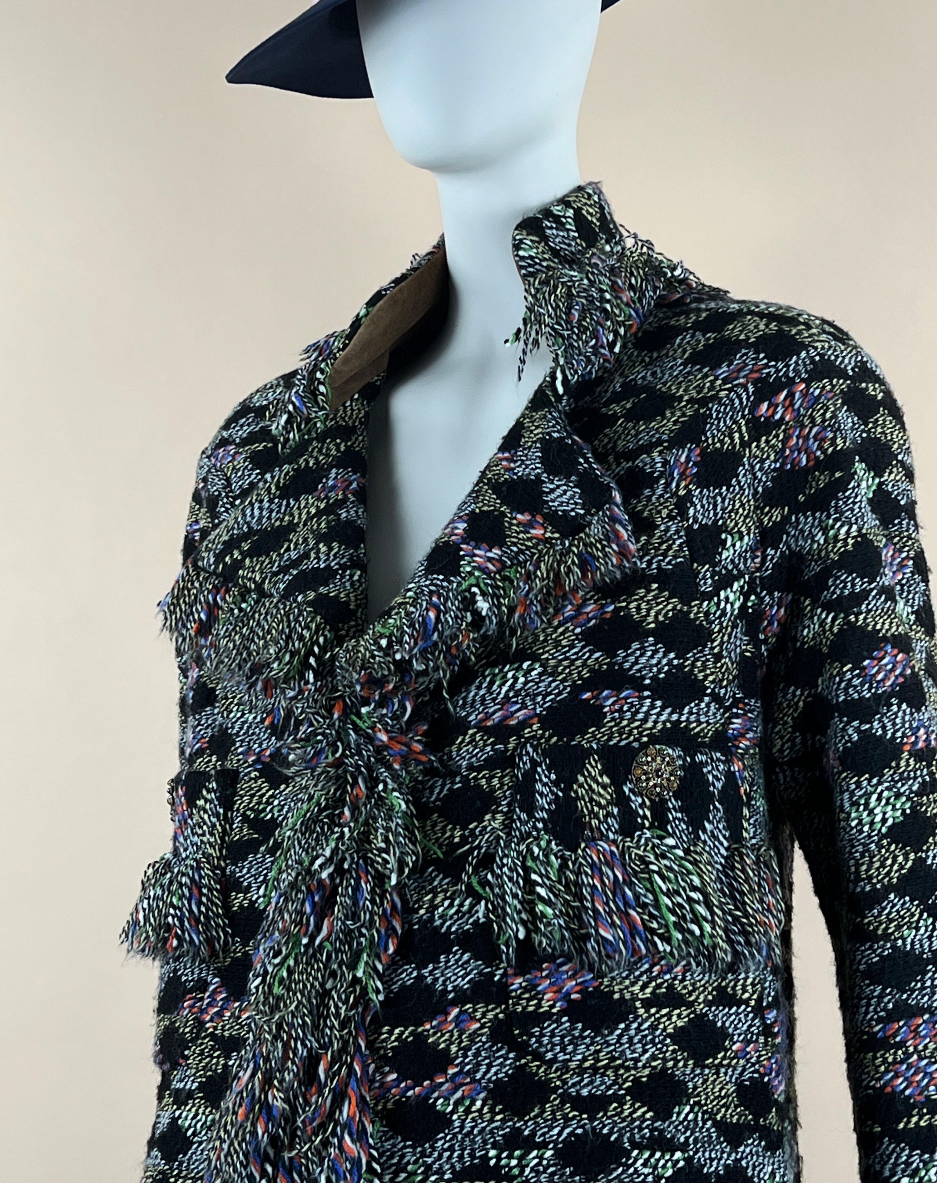 Chanel Salzburg Collection Multicoloured Tweed Coat 1