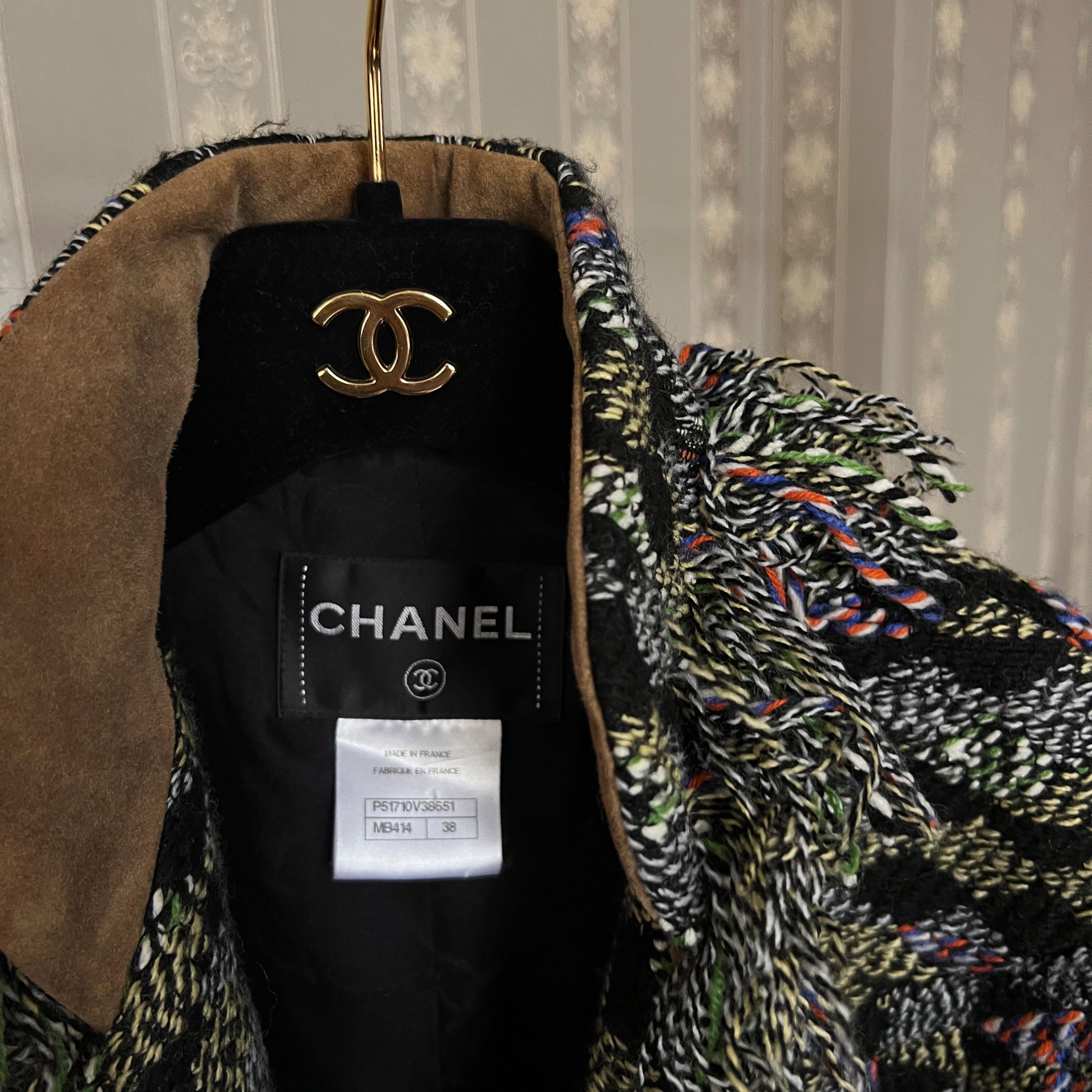 Chanel Salzburg Collection Multicoloured Tweed Coat 2