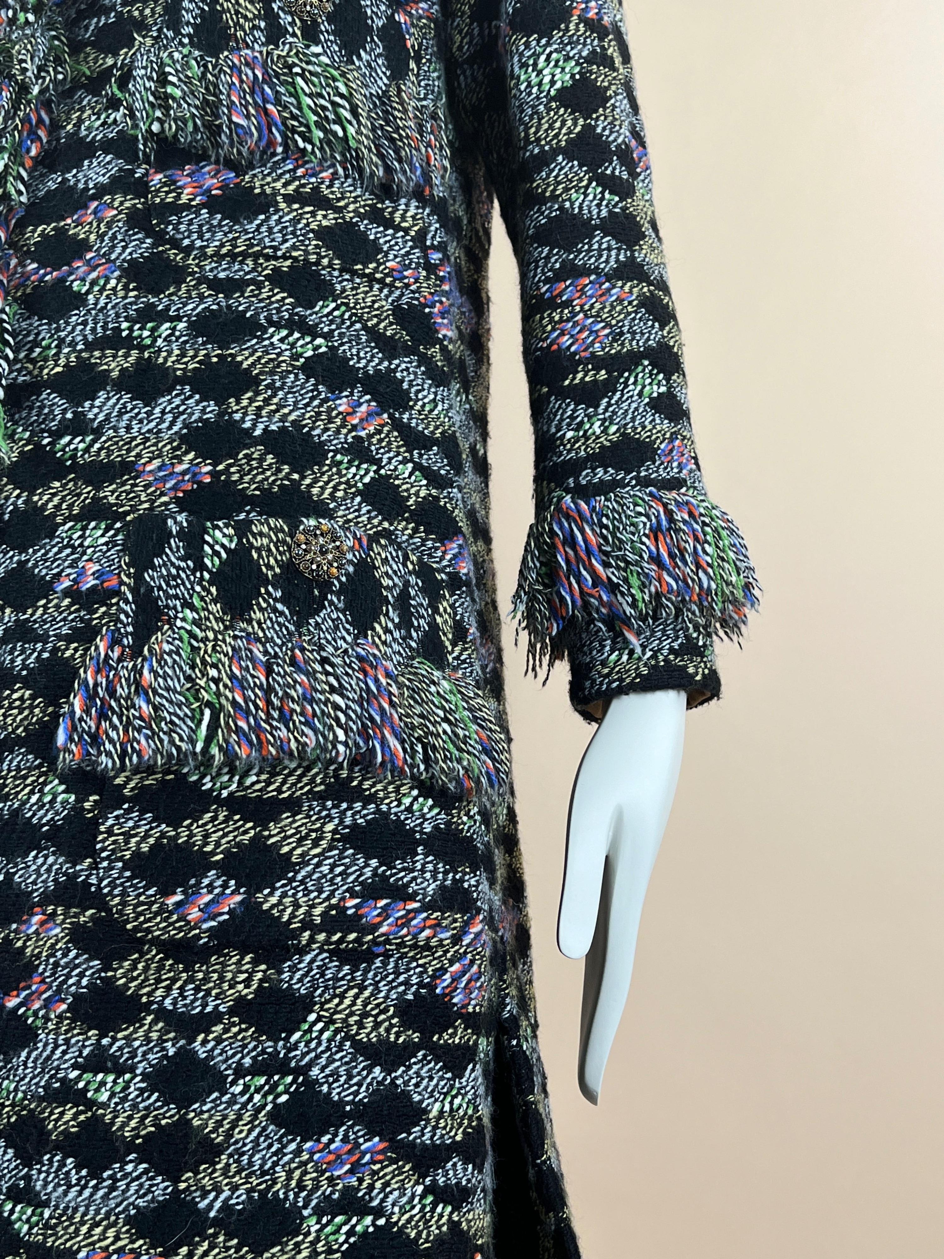 Chanel Salzburg Collection Multicoloured Tweed Coat 5