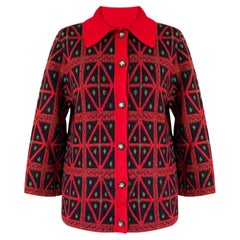 Collection Salzburg de Chanel  Cardigan en cachemire rouge