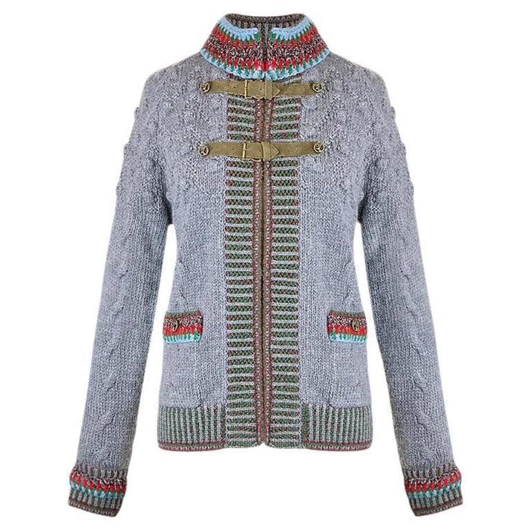 Chanel Salzburg Collection Tyrolean Cardigan For Sale at 1stDibs