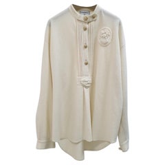 Chanel Salzburg Ivory Tunic Blouse Top
