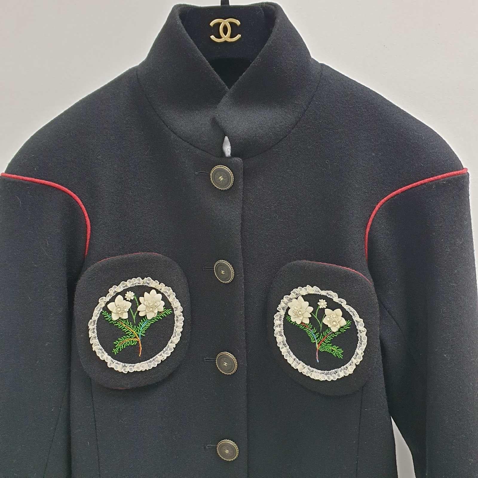 Chanel Salzburg Wool Jacket Coat Blazer 6