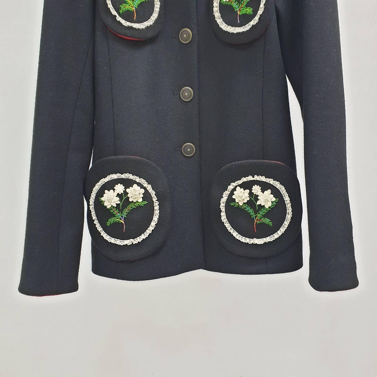 Chanel Salzburg Wool Jacket Coat Blazer 3