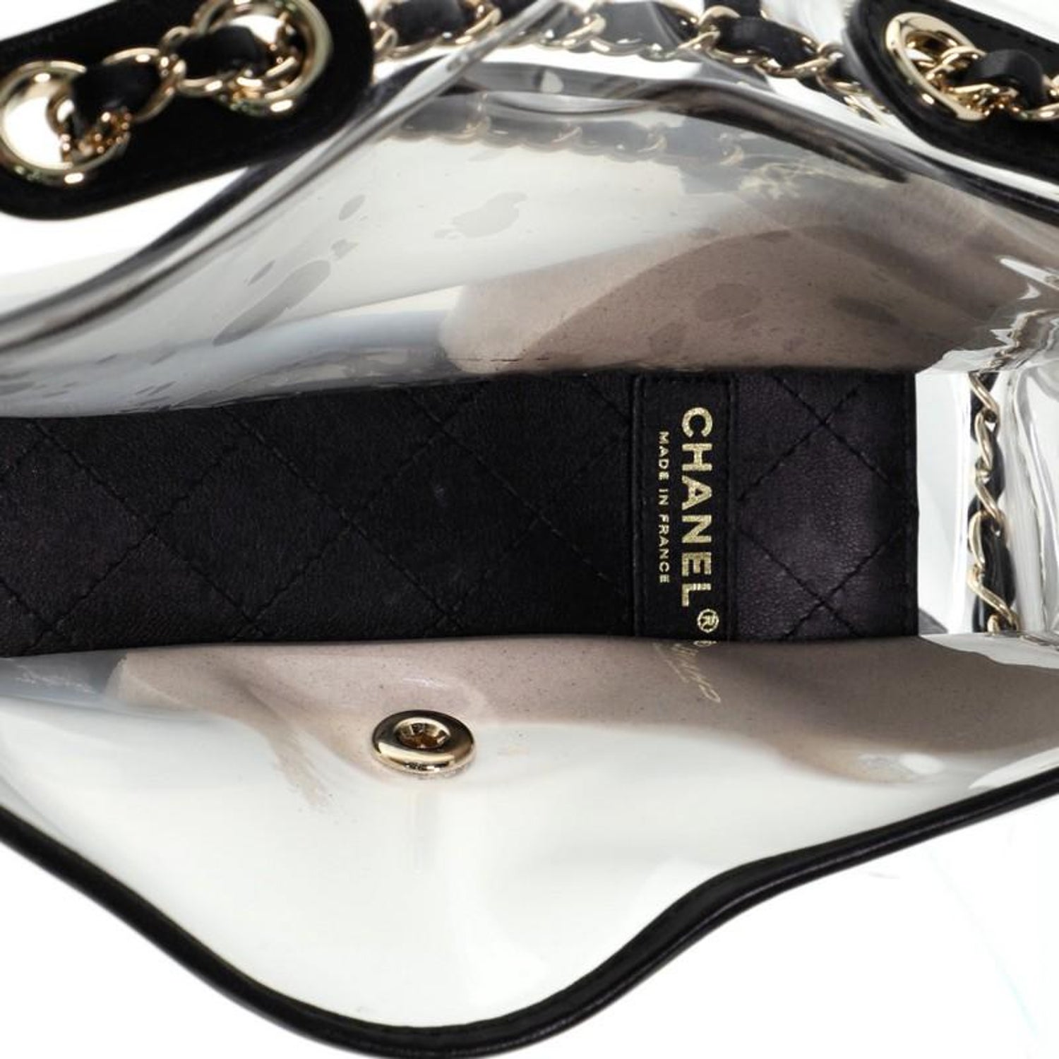 Chanel Sand By The Sea Flap Bag Pvc With Lambskin Medium At 1stdibs