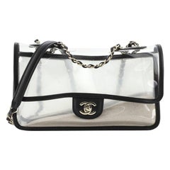 Chanel Sand By The Sea Flap Bag PVC with Lambskin Medium