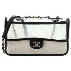 Chanel Sand By The Sea Flap Bag PVC with Lambskin Medium