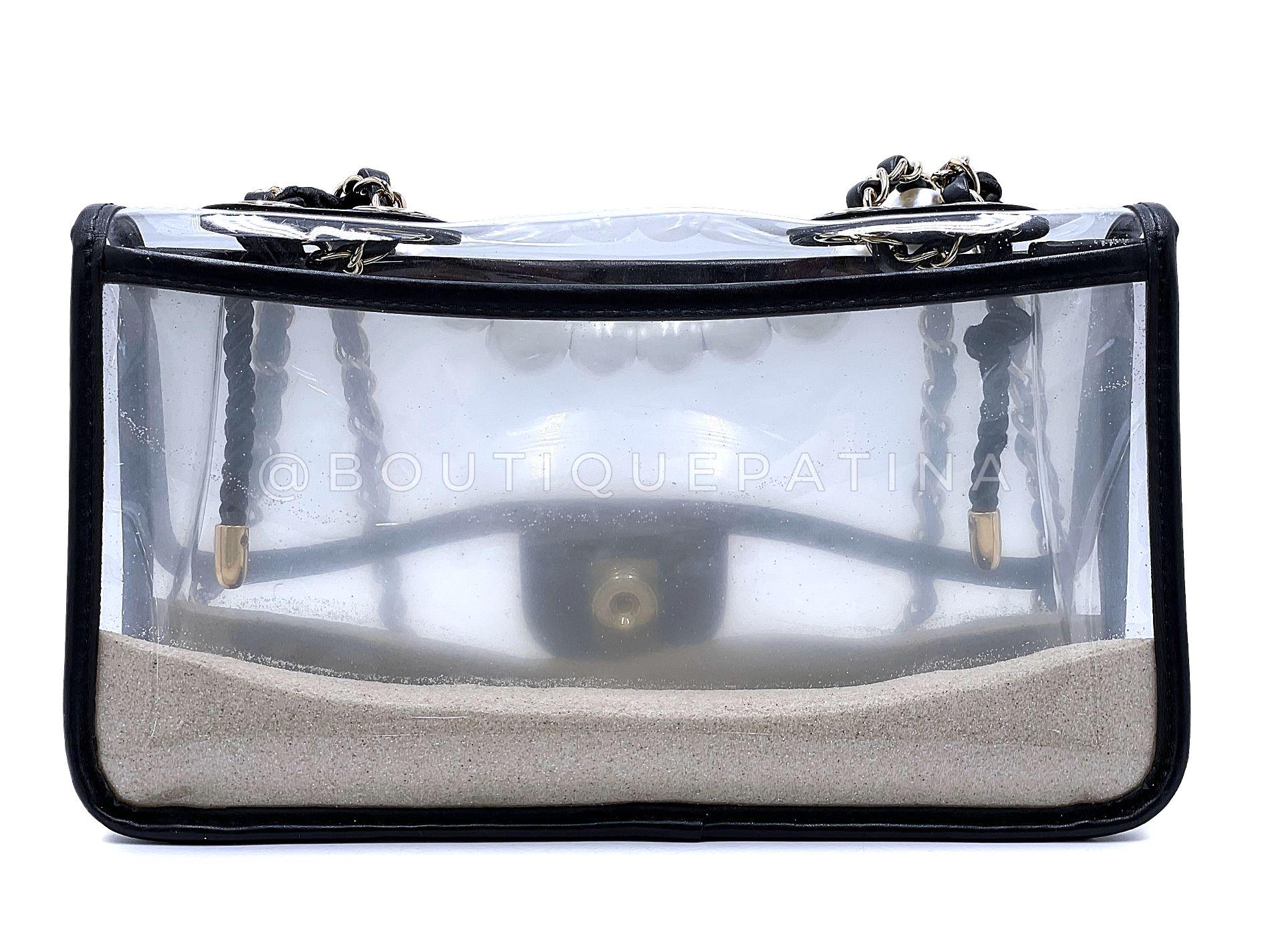 Chanel Sand by the Sea Pearl and PVC Flap Bag 67873 1