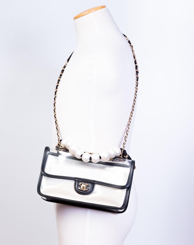 Chanel Sand Jelly Bag CF Pearl Handle Chain Shoulder Bag Fancy