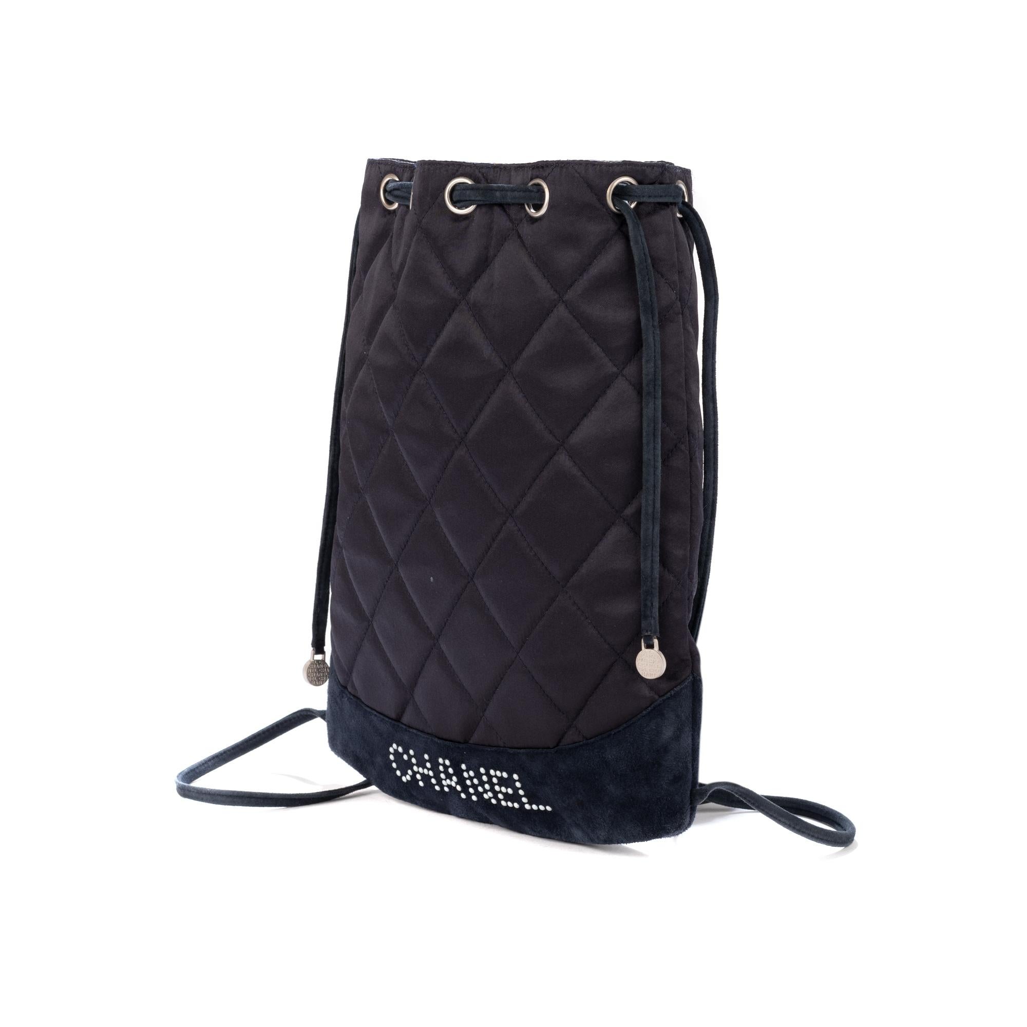 Chanel Satin Backpack at 1stDibs