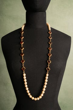Chanel sautoir by Karl Lagerfeld 1985