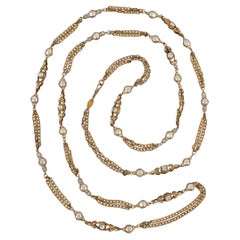 Chanel sautoir necklace 1984