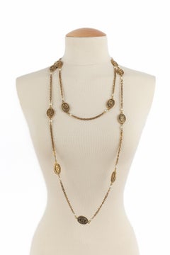 Chanel sautoir necklace 1985s Chanel sautoir necklace 1985s