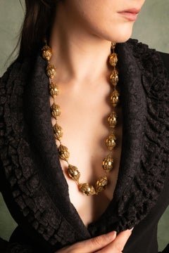 Chanel sautoir necklace by Coco Chanel circa 1960