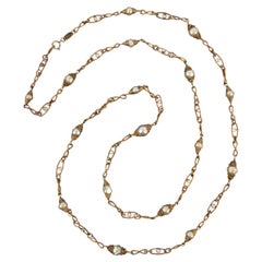 Chanel sautoir necklace by Gabrielle Chanel circa 1960