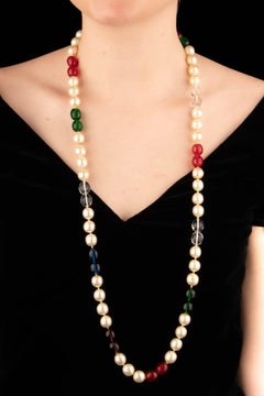 Chanel sautoir necklace by Karl Lagerfeld 1983