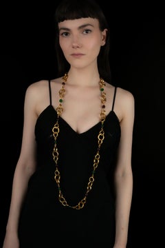 Chanel sautoir necklace by Karl Lagerfeld 1984