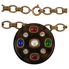 Chanel sautoir necklace by Karl Lagerfeld 1985