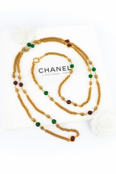 Chanel sautoir Halskette von Karl Lagerfeld 1985s