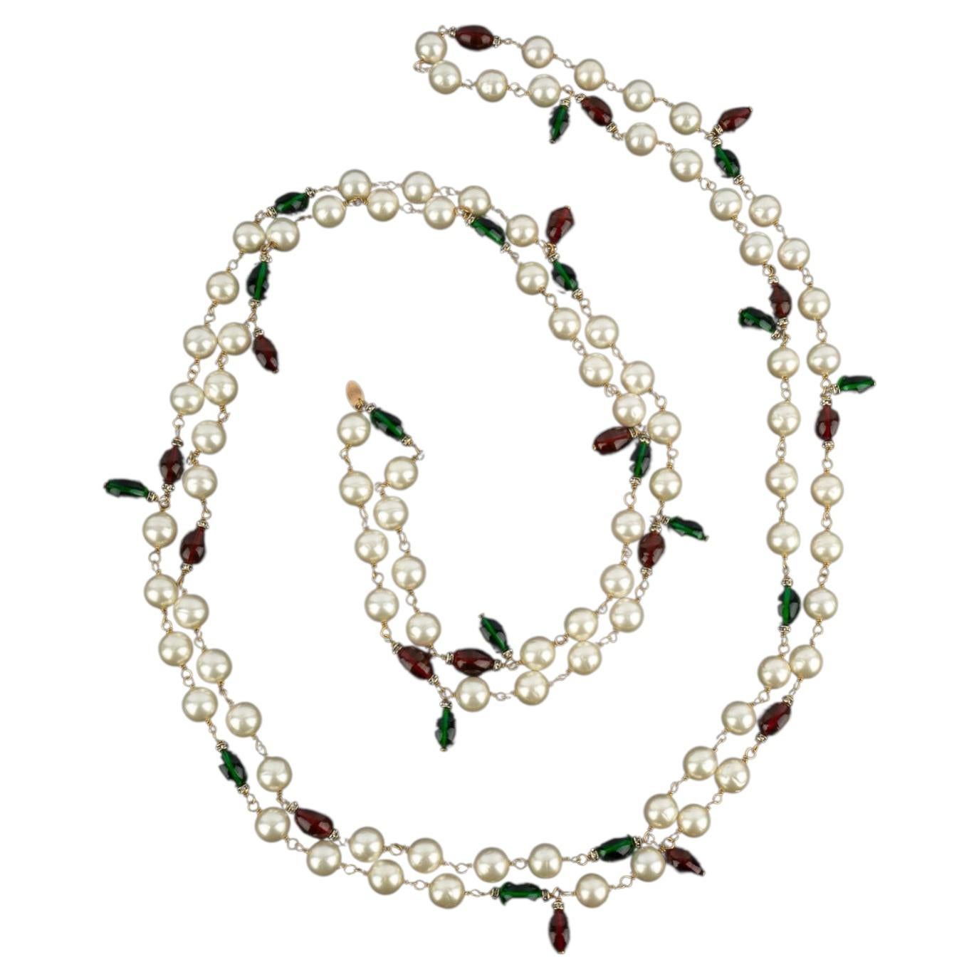 Chanel sautoir necklace by Karl Lagerfeld 1985s