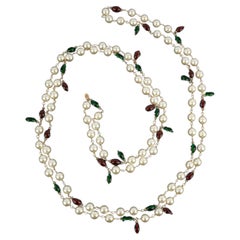 Chanel sautoir necklace by Karl Lagerfeld 1985s