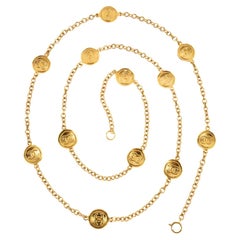 Chanel sautoir necklace by Karl Lagerfeld circa 1980