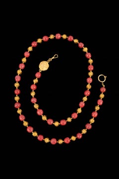 Chanel sautoir necklace by Karl Lagerfeld circa 1985